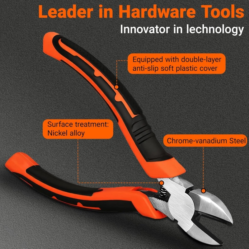 6" Wire Cutter Diagonal Cutting Pliers (11130602)