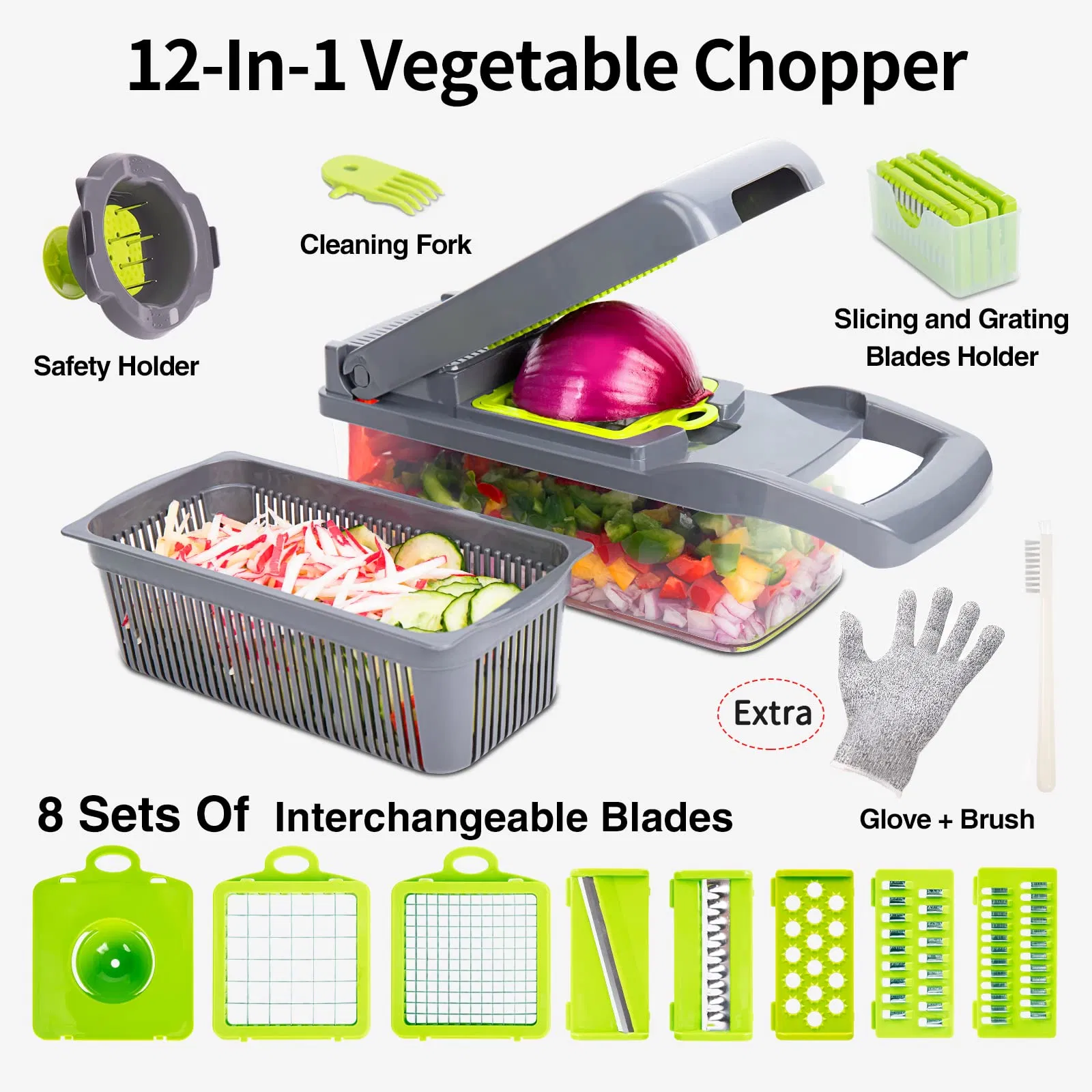 Vegetable Chopper Slicer Dicer Egg Vegetable Chopper Cutter Food Cutter Chopper