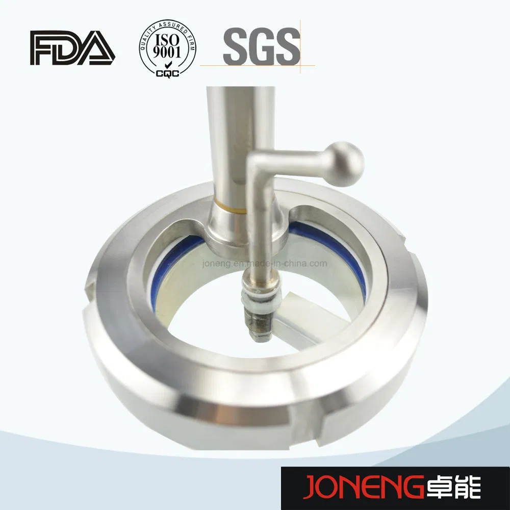 Hastelloy Sanitary Round Union Pipe Fitting Type Pressure Manhole with Sight Glass Tank Accessory (JN-SG2002)