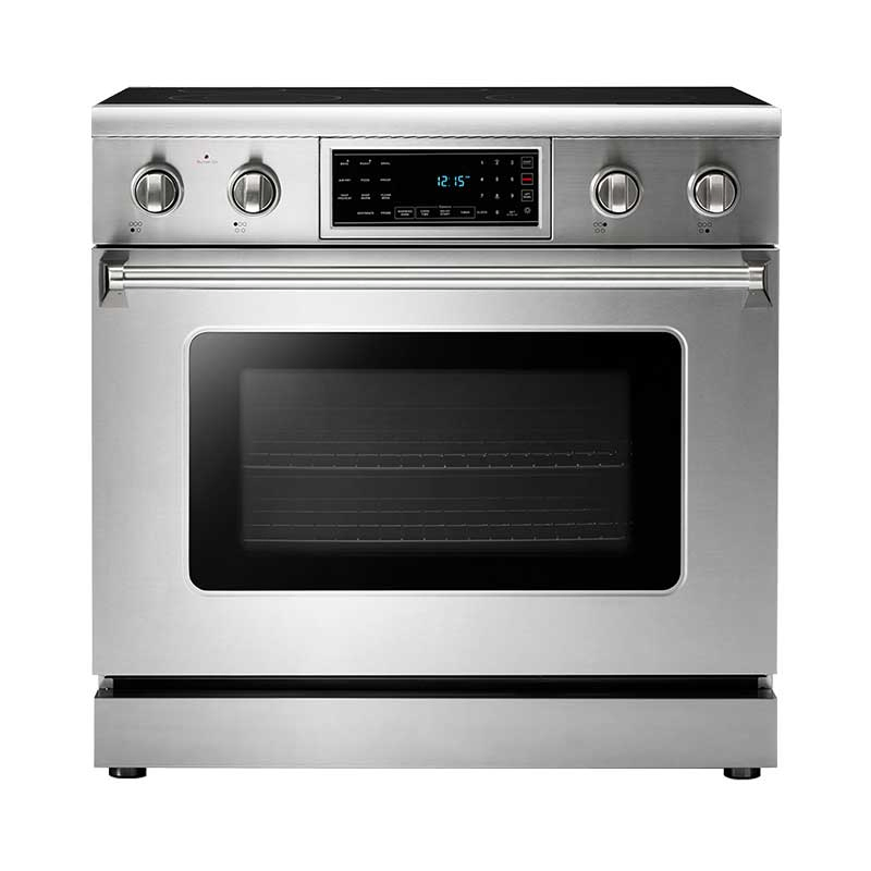 Freestanding 36 Inch 5 Elements Electric Stove with Tilt Panel Tre3601