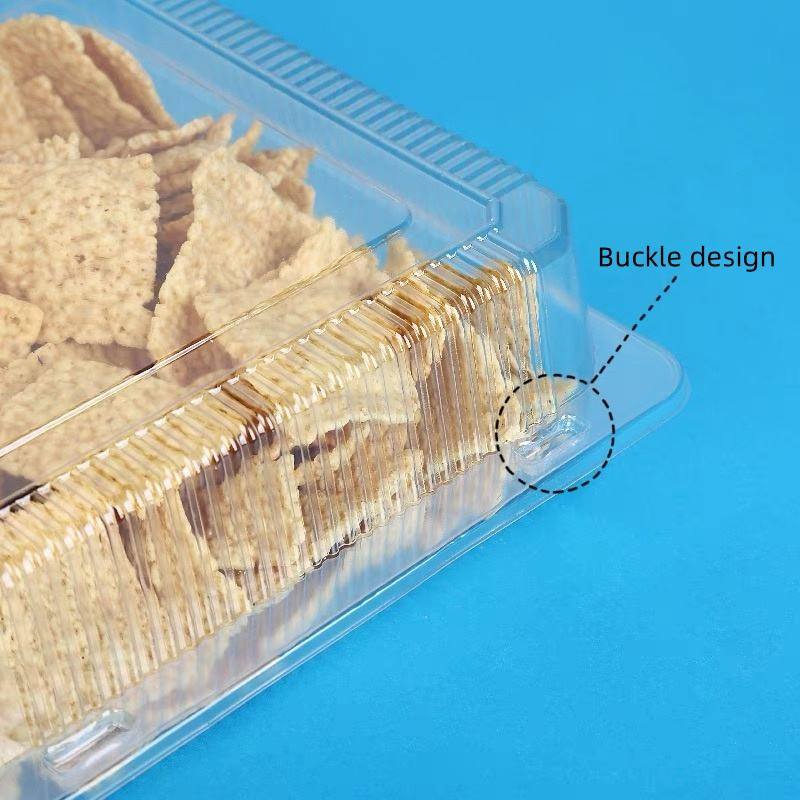Cheesecake Mousse Container Food Grade Pet Clear Pastry Box Takeaway Packaging Case