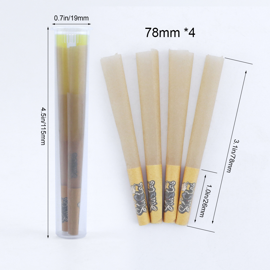 84mm 98mm 109mm 110mm King Size Cones Pre Rolled Tube Rolling Paper for Smoking