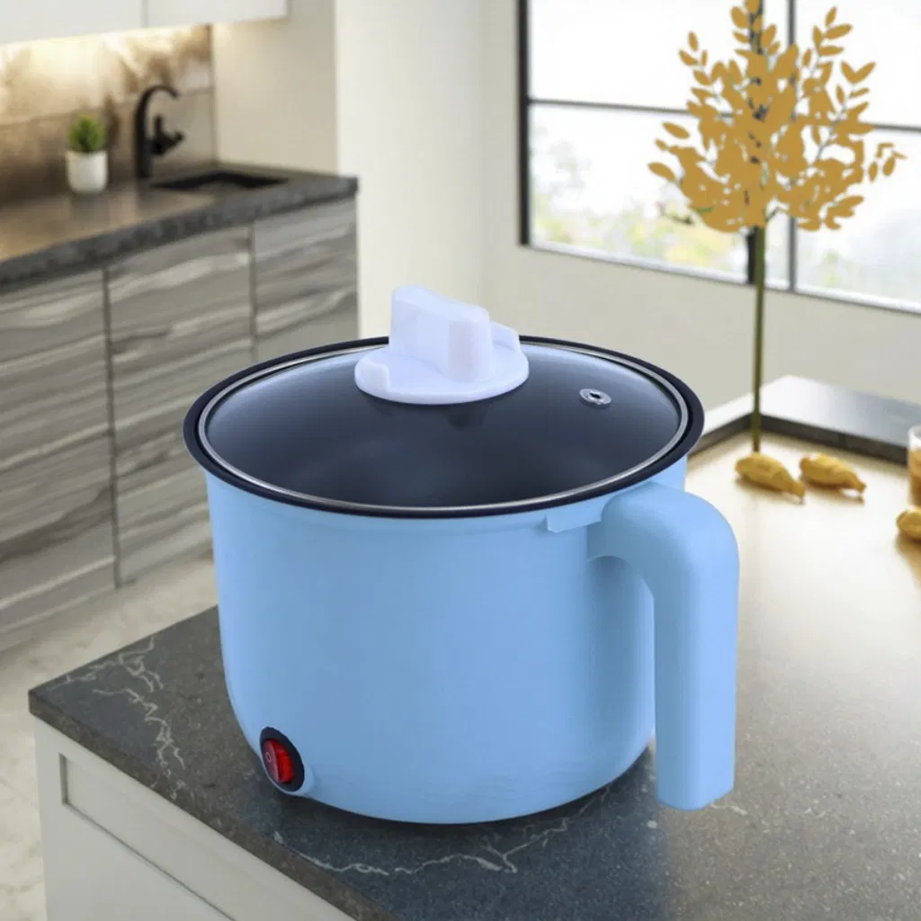 Non-Stick Electric Skillet Multi-Cooker Mini Electric Pots Set for Household Cooking for Office Dormitory Use