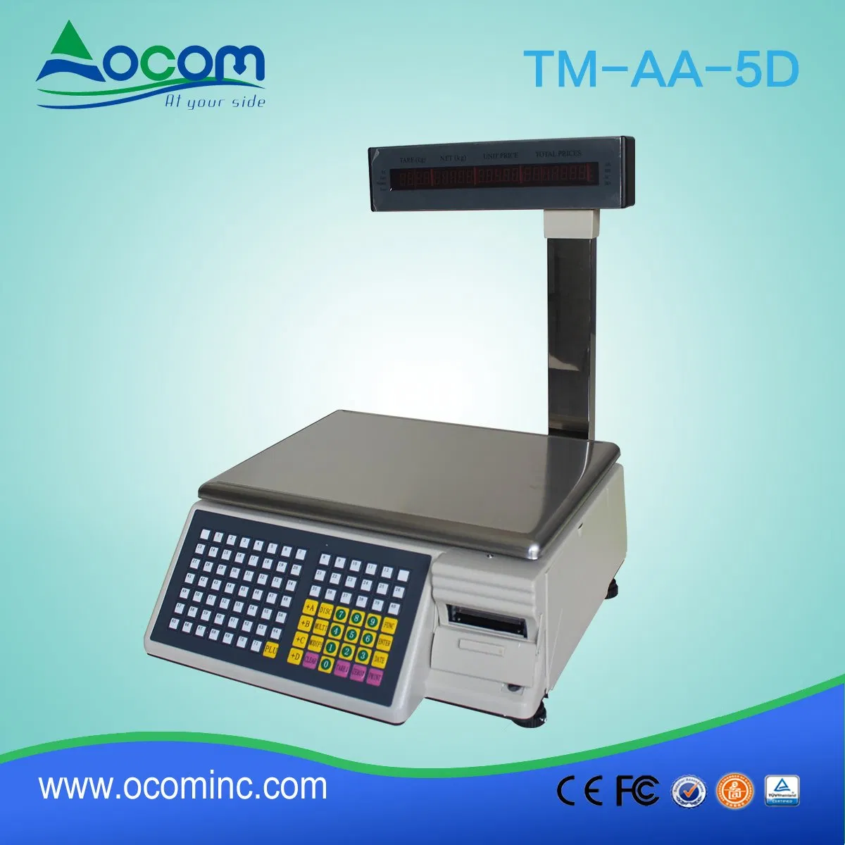 TM-AA-5D Electronic Barcode Label Printing Weighing Scale
