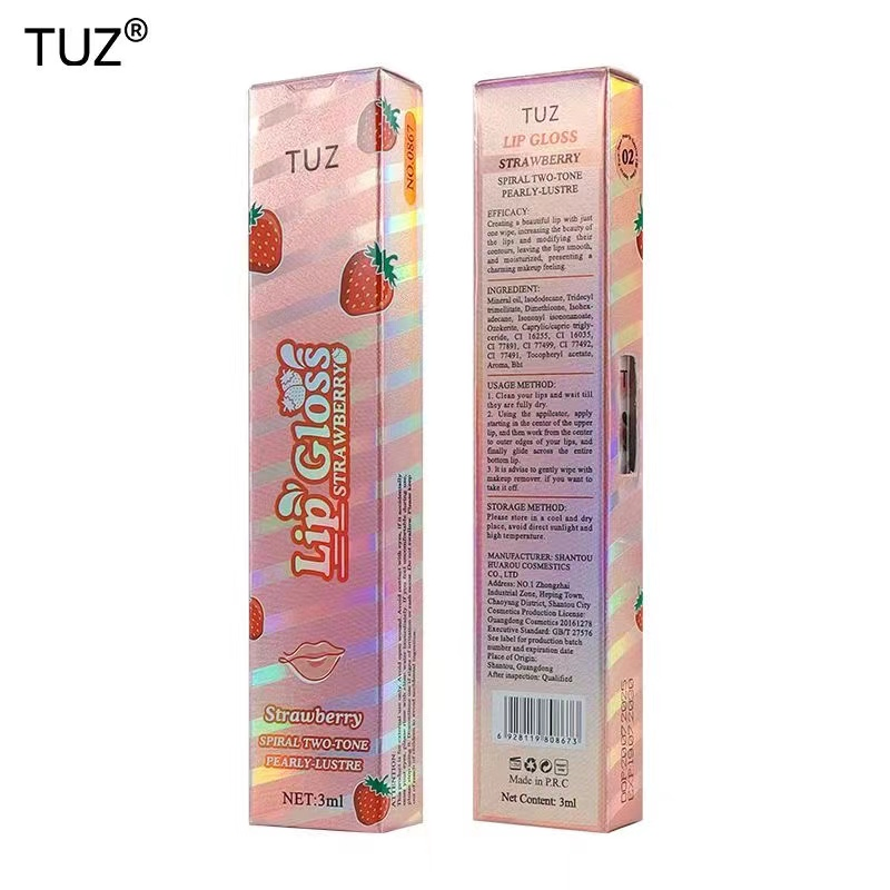 Tuz Beauty Wholesale Makeup Cosmetics Soft Pinch Tinted Lip Gloss