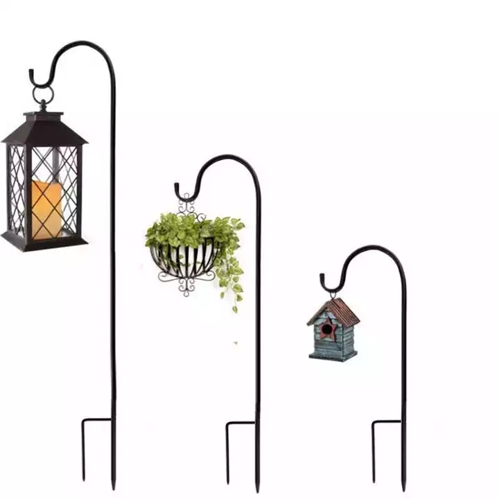 Decorative Shepherd Hook Plant Hanger for Wedding Dé Cor