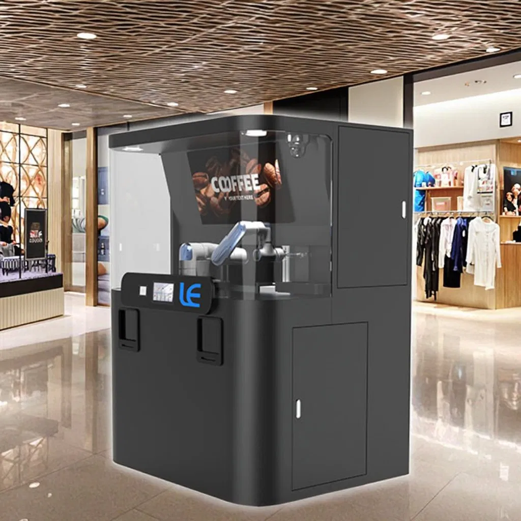 Commercial Coffee Vending Robot Arm Machine
