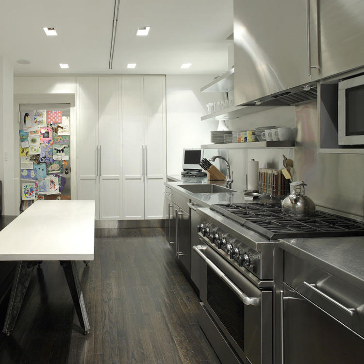 Stainless Steel Kitchen Cabinet Modular Kitchen Modern Design Kitchen Cabinet