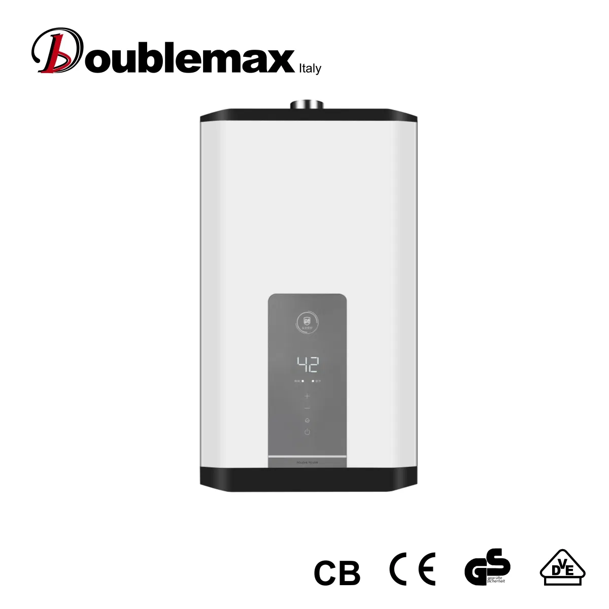20L with LCD Display Touch Control Condensing Type Gas Water Heater