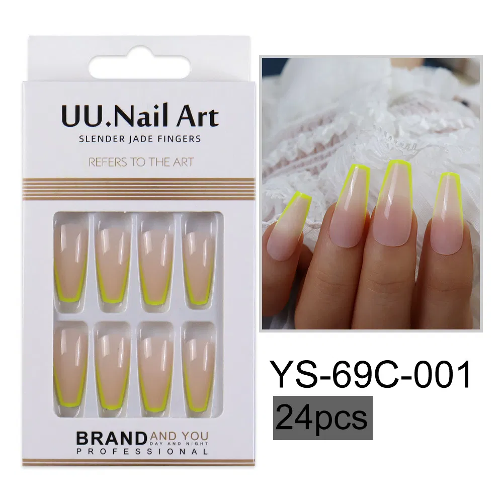 Artificial Fingernails Long Fake Nails Press on Nails Tips