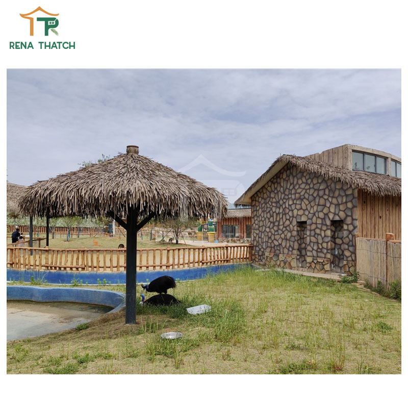 Hot Sale Cheap Synthetic Roof Thatched Umbrellas Roof Tiles Artificial Thatch Umbrella