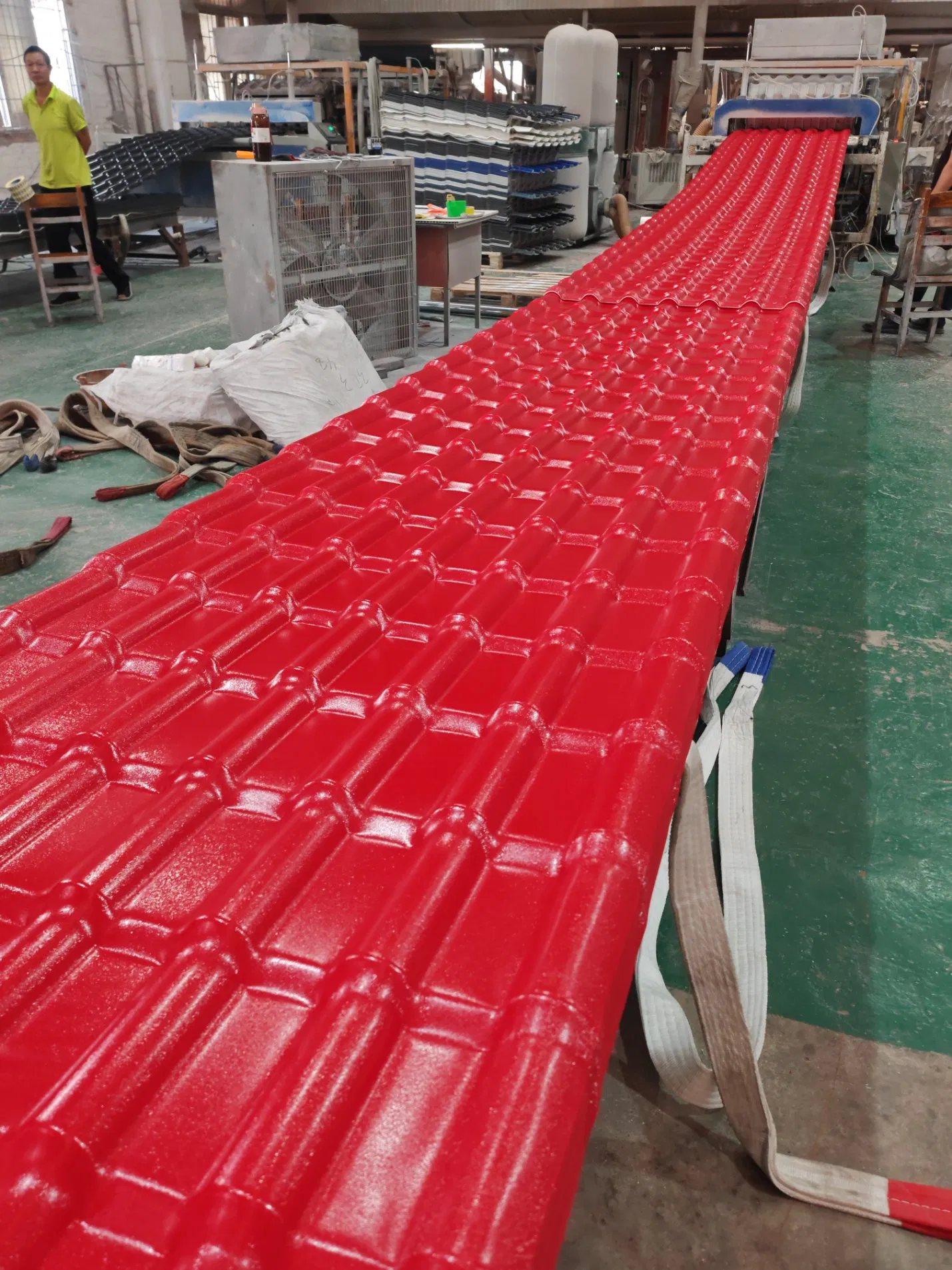 ASA UPVC Roofing Sheet Spanish Roof Tile Lamina Teja PVC Espana 2.5mm De Espesor