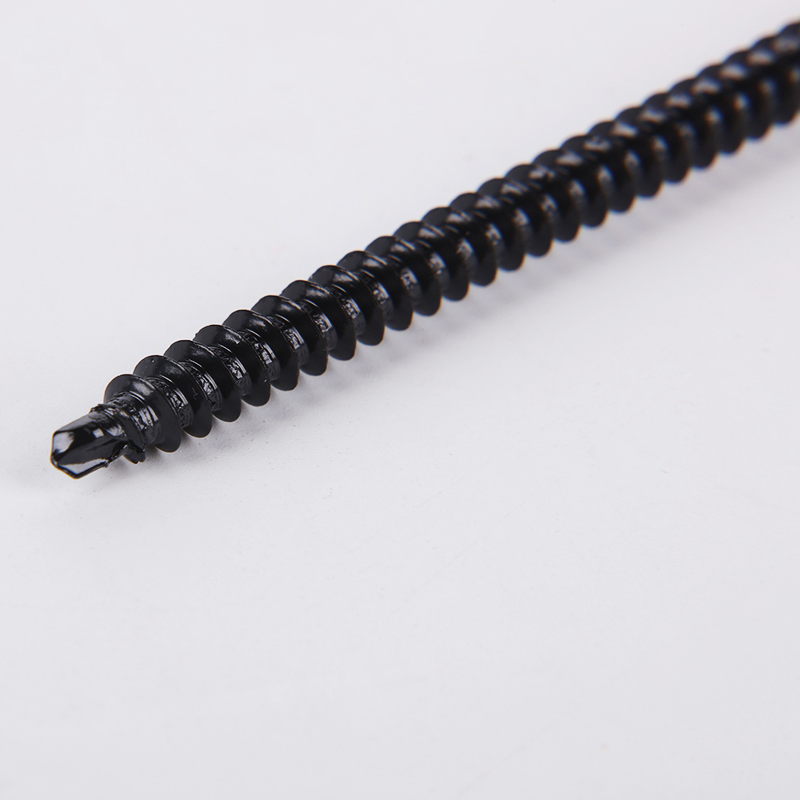 #14 Flat Top Tress Head Long Roofing Screw Self Drilling Screw Black