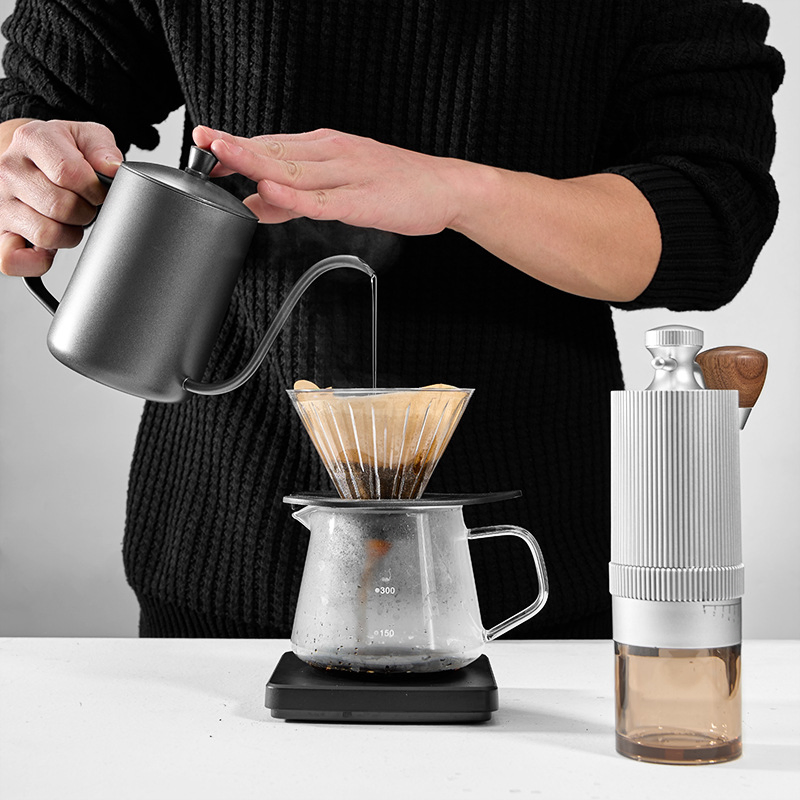 External Adjustable Grinder 420 Stainless Steel Manual Coffee Grinder