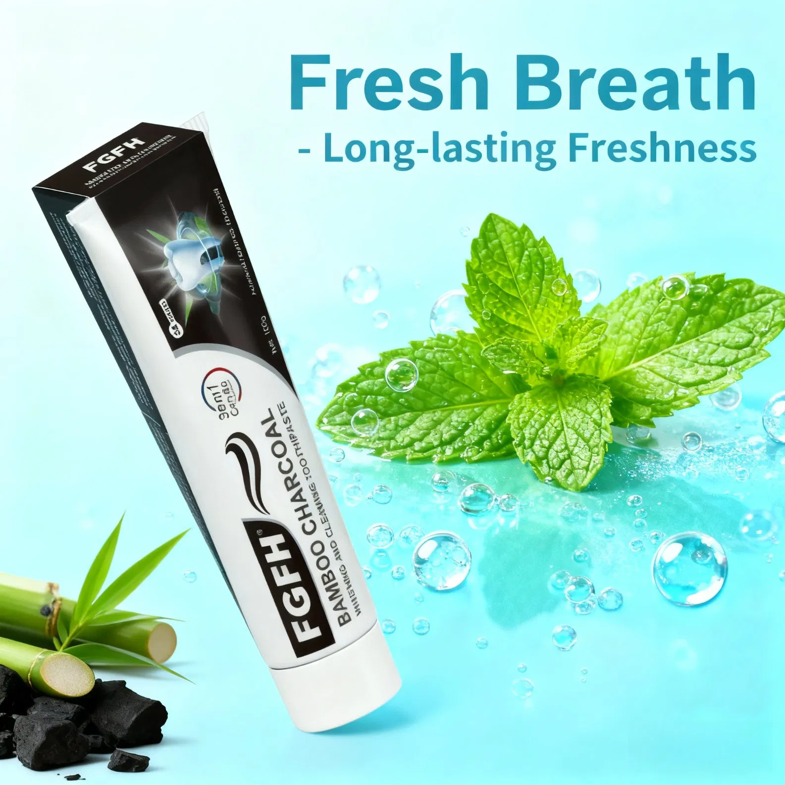 Natural Bamboo Charcoal Teeth Whitening Toothpaste Cleaning Whitening Toothpaste