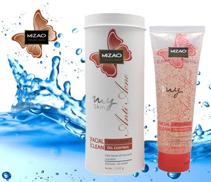 130g Facial Cleanser with Aloe Vera & Lime Extractanti-Acne & Oil Control