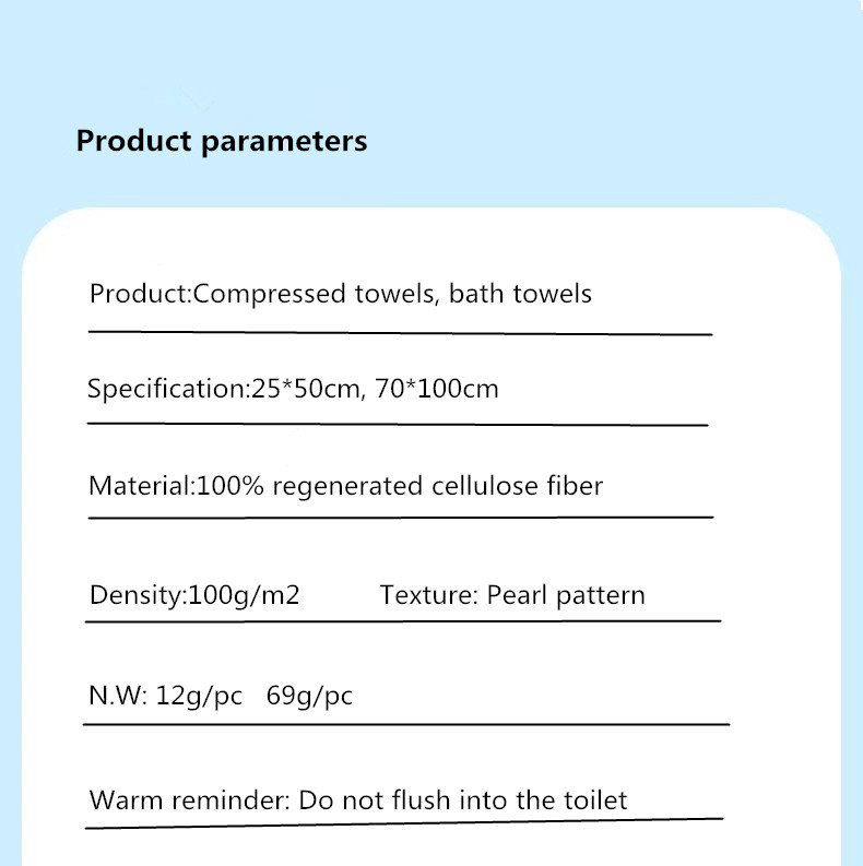 Cotton Compressed Towels, Custom-Made and Wholesale for Hotels and Tourism, Non-Woven Fabric Disposable Flat Towels