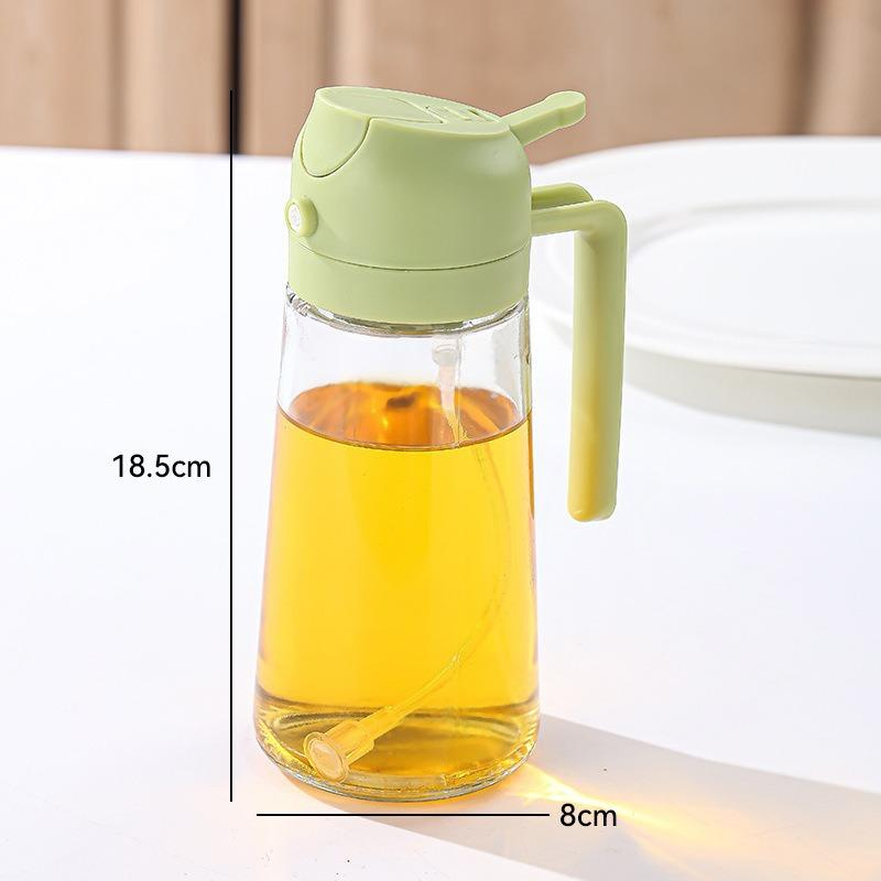 New Product Dual-Mode Glass Oil Kettle for Spice Sprinkling