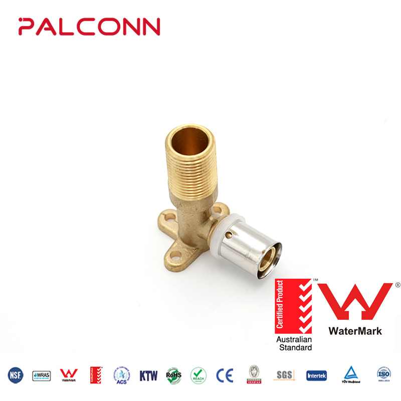 Pex Crimp Fittings with Dzr Brass Watermark Approval