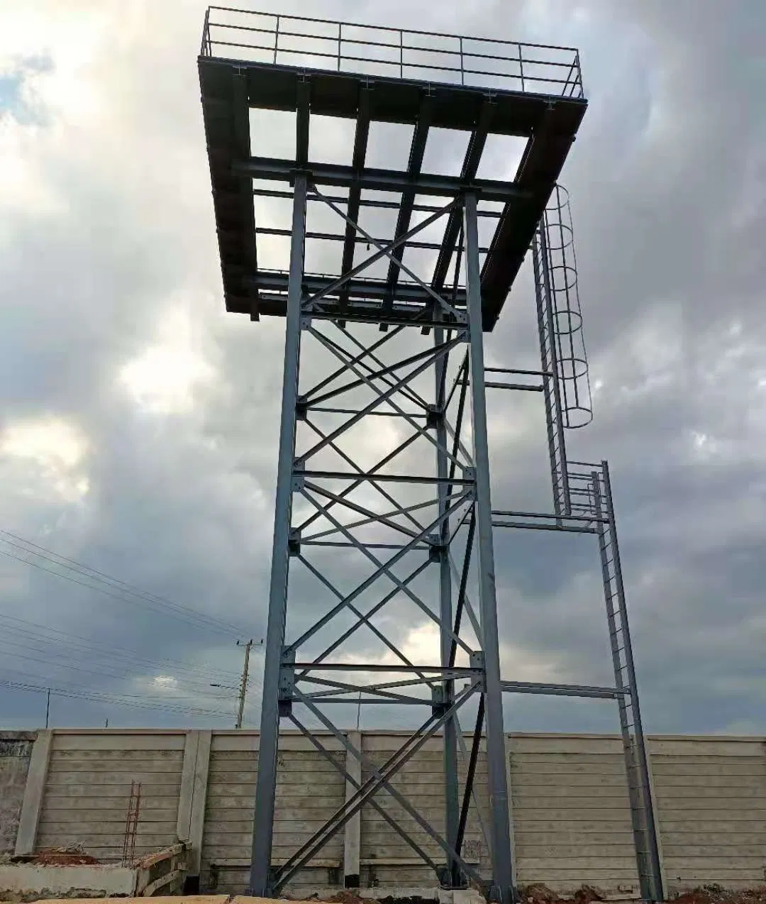 Steel Structure Tank Tower Water Storage Tank for Sale in Kenya