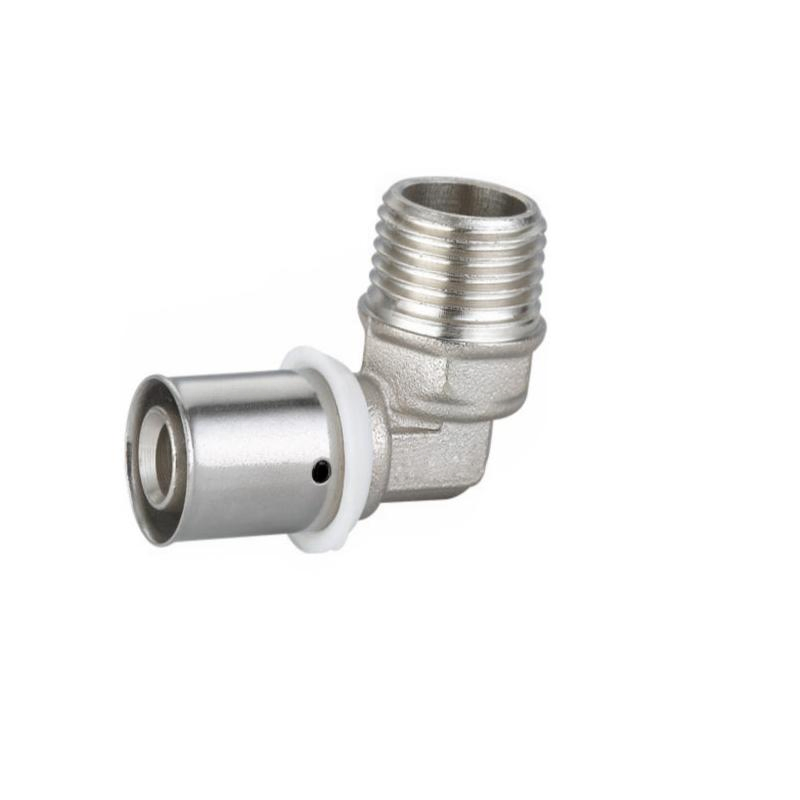 Brass Female Thread Press Pipe Fitting with Stainless Steel Cover