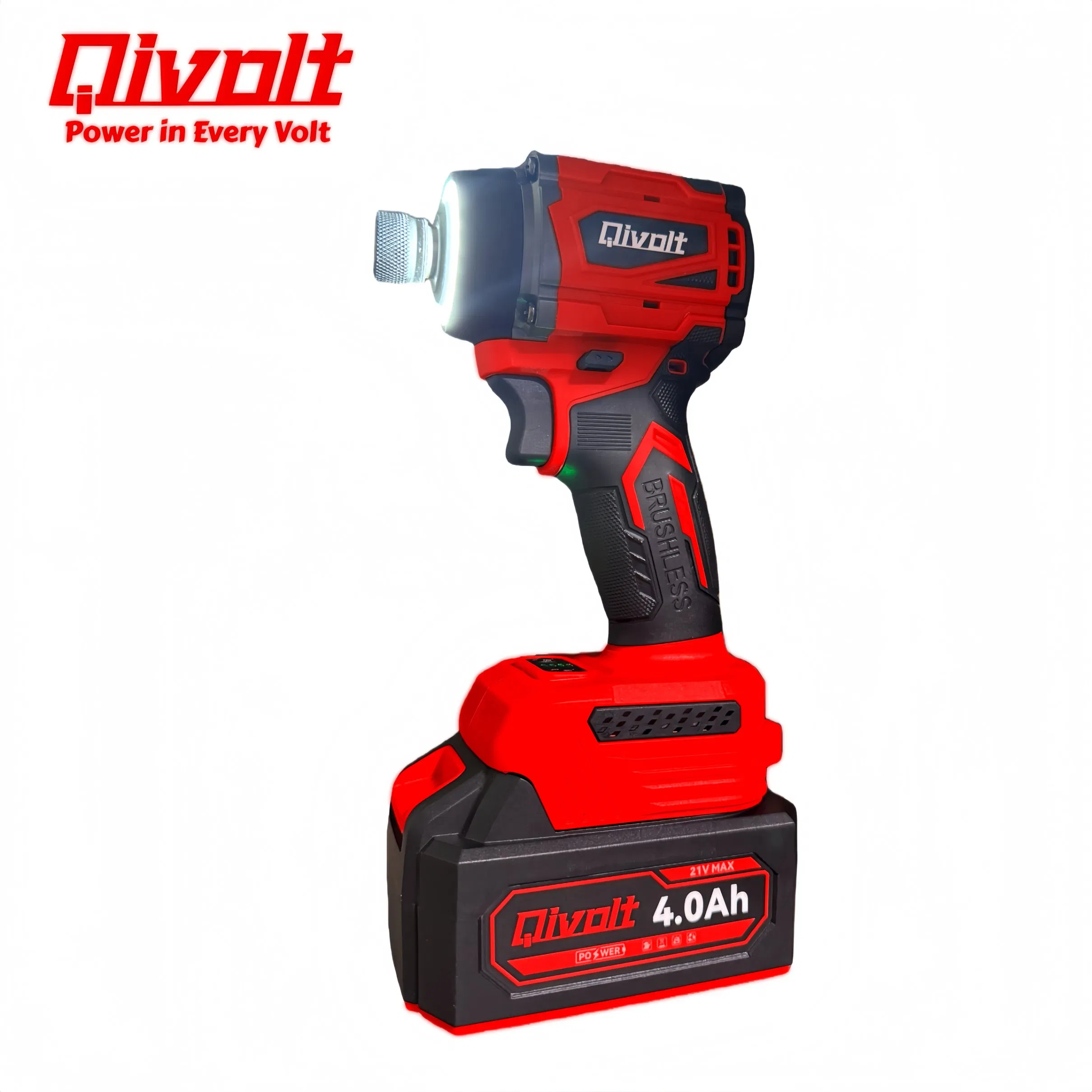 Беспроводной гайковерт 20В с LED-подсветкой и аккумулятором