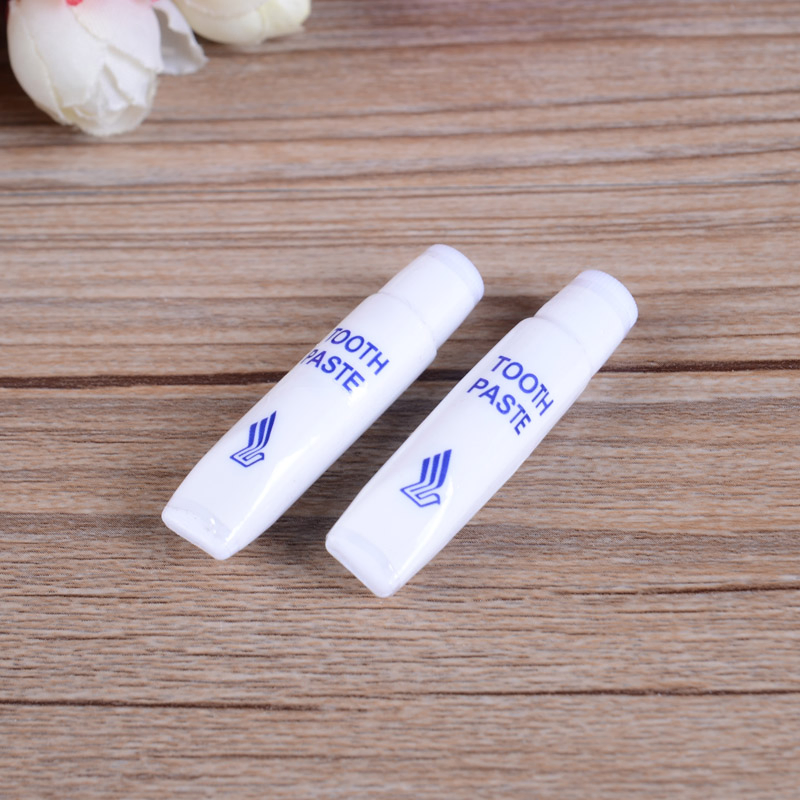 5gr / 3gr Airlines Toothpaste with Toothbrush Packed Hotel Airways Fly Travel Mini Small Size Toothpaste Amenities