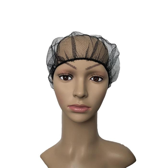 Disposable Hair Nets Durable Nylon Caps Breathable Honeycomb 21"