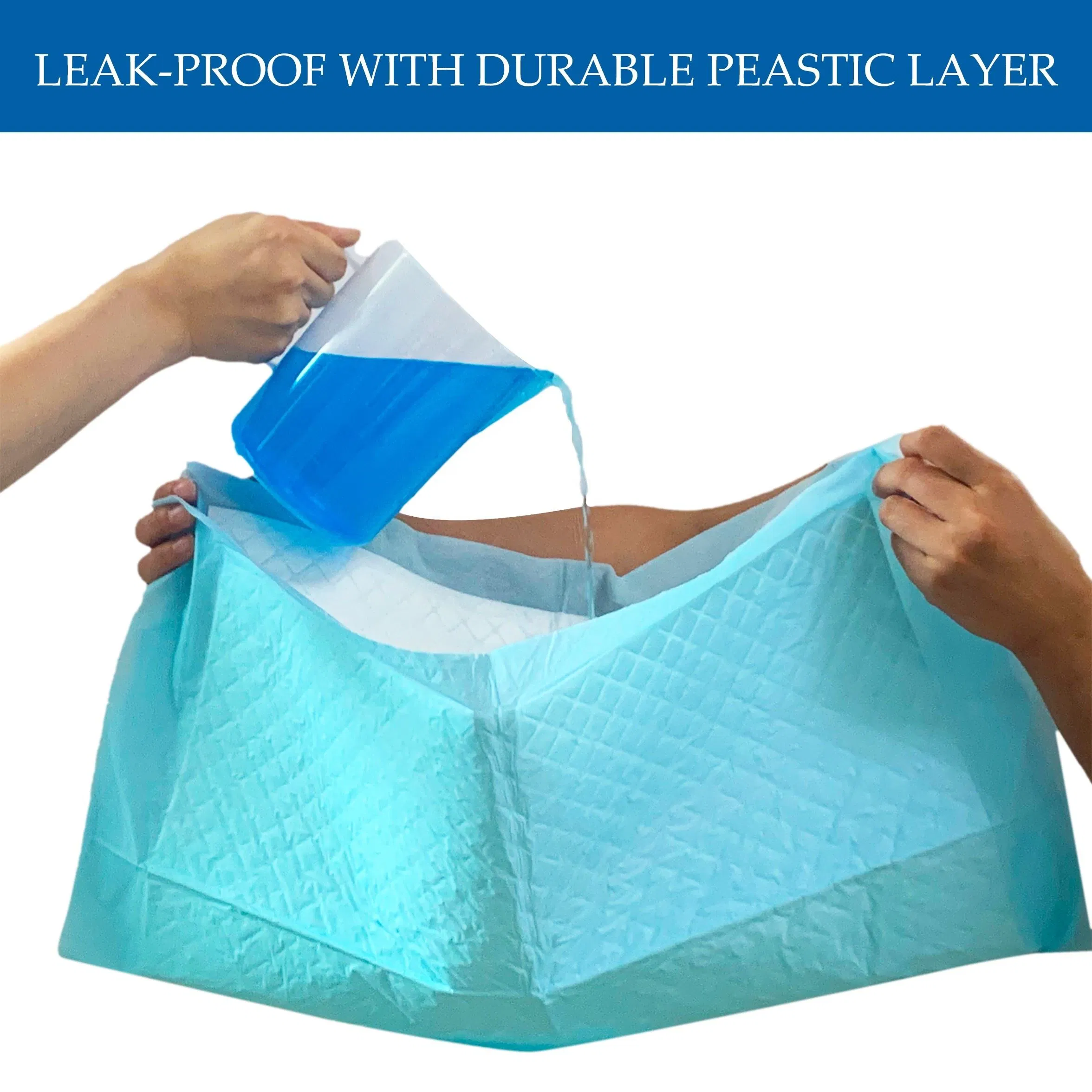 Underpad Factory Wholesale Underpad Free Sample Medical Bed Sheet Quick Absorbency Disposable Customized Size