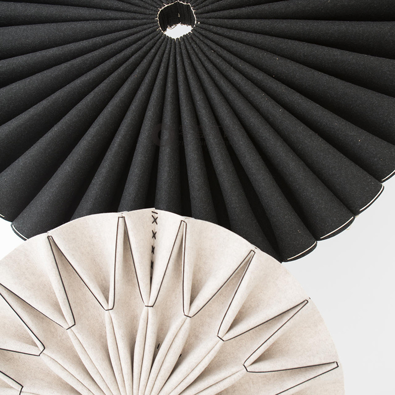 Modern Design Hot Sale Decoration Material PET Felt LampShade with High Quality