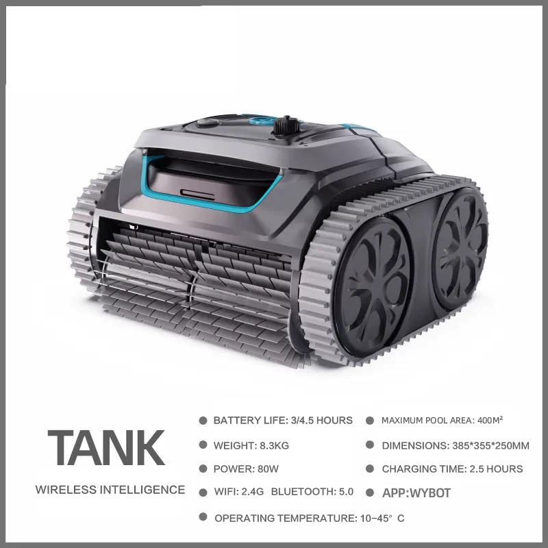 Intelligent Wireless Automatic Cleaning Equipment Dirt Suction Robot for Swimming Pools Fish Pool Cleaning Tools