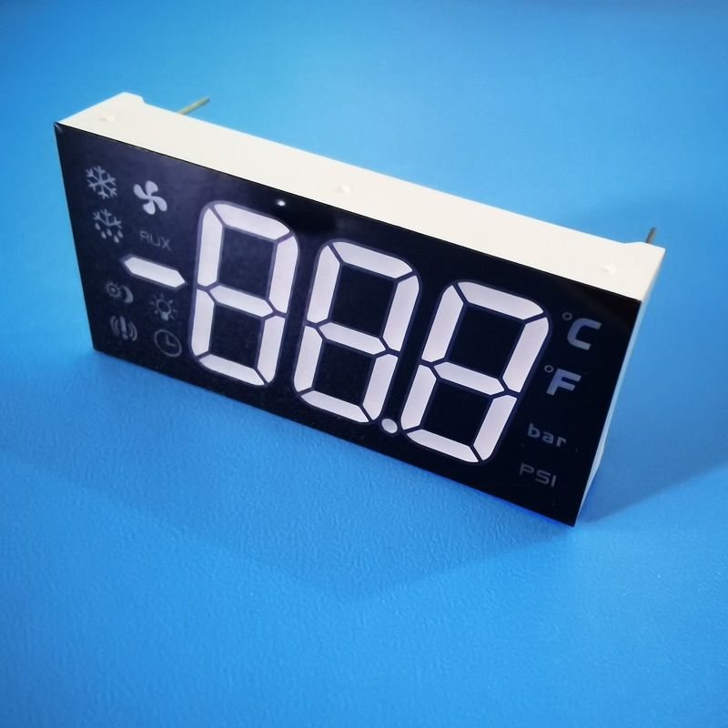 Ultra Bright White Customized 7 Segment LED Display for Temperature Control Panel