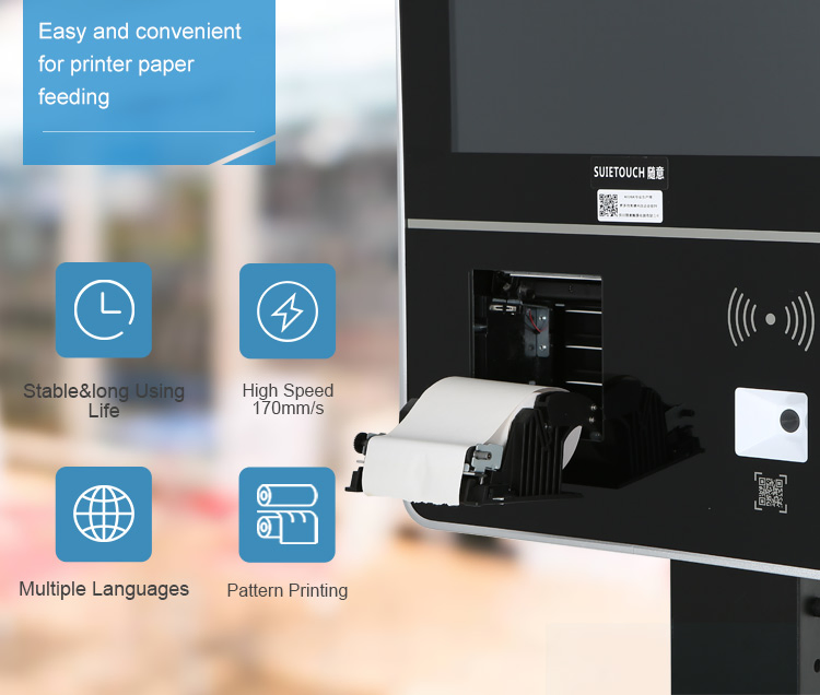 Shopping Mall Digital Touch Screen POS Terminal Payment Kiosk