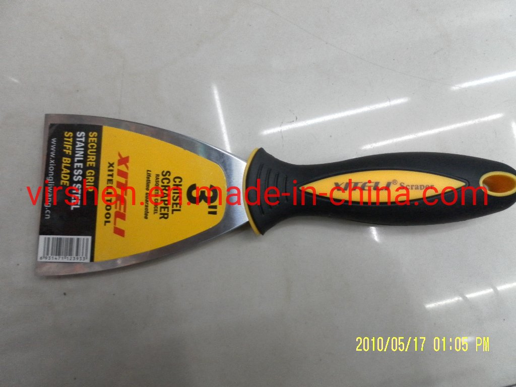 High-Quality Rubber-Plastic Handle Stainless Steel Plastering Trowel
