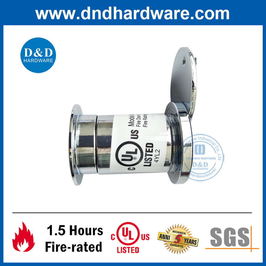 Factory Price 180 Degree Fireproof Door Viewer Peephole for Metal Doors with UL Certificate