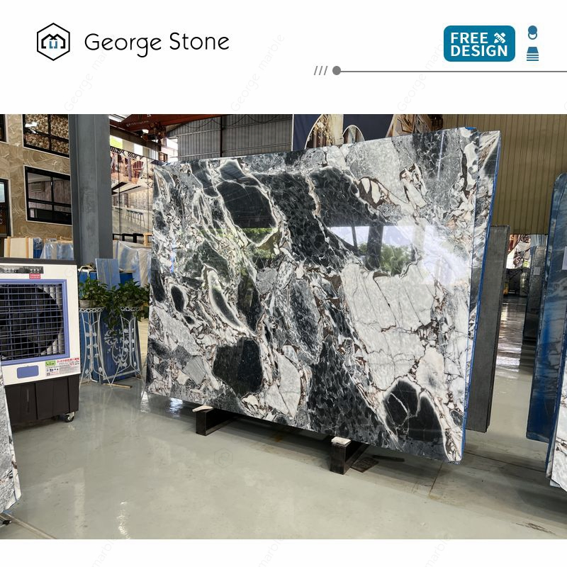 Manufacture Flat Floor Tiles Mosaic Bathroom Tile Granite Slab Onyx Natural Marble