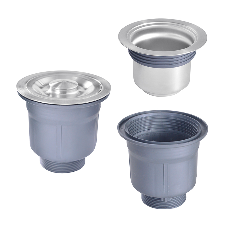 Single Bowl Sink Drainer Basin Drainer with Siphon Pipe Sink Drainer Bottle Trap Drain Strainers