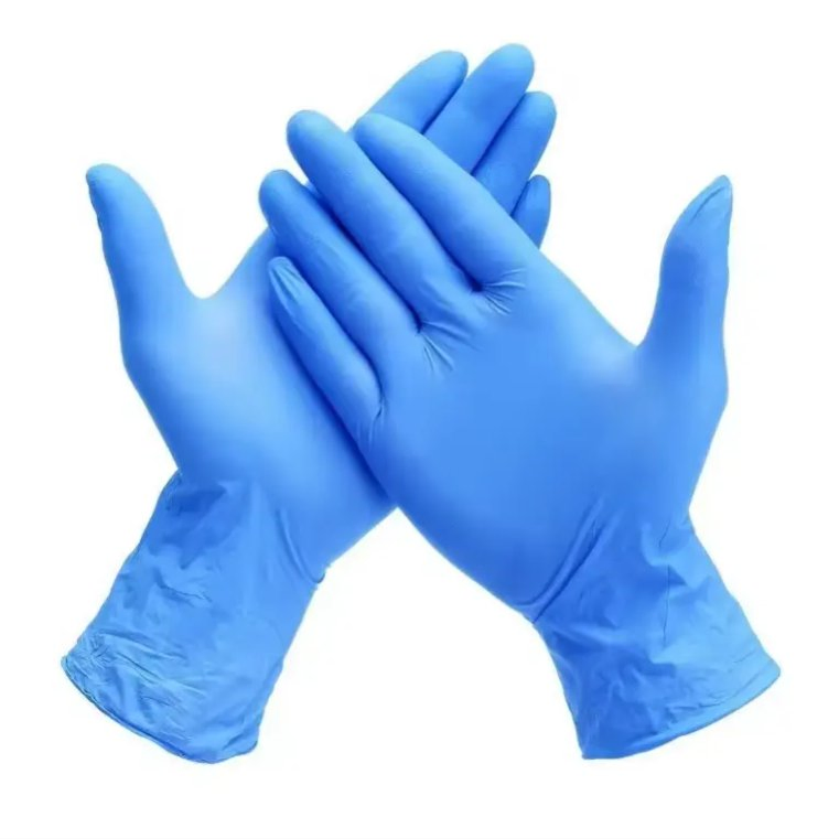 Factory Blue Disposable Waterproof Medical Nitrile Gloves for Hospital CE Approved Gloves Nitrile
