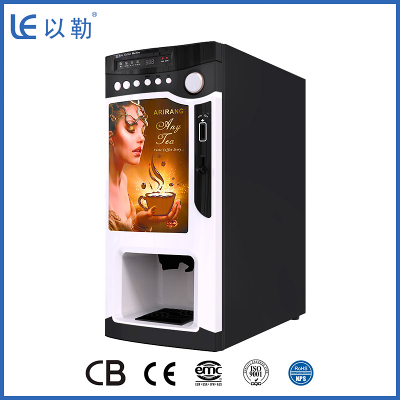 Commercial Tabletop Instant Coffee Vending Machine for Hot Drinks & Beverages