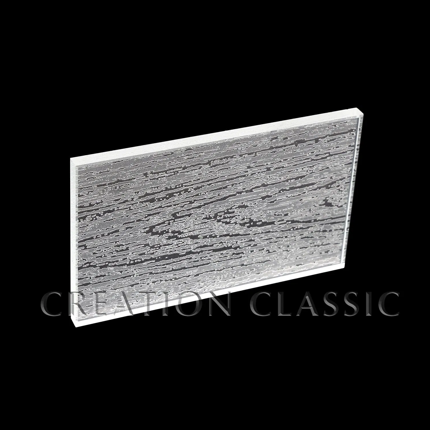 5mm Art Glass, Building Glass, Acid Etched Glass