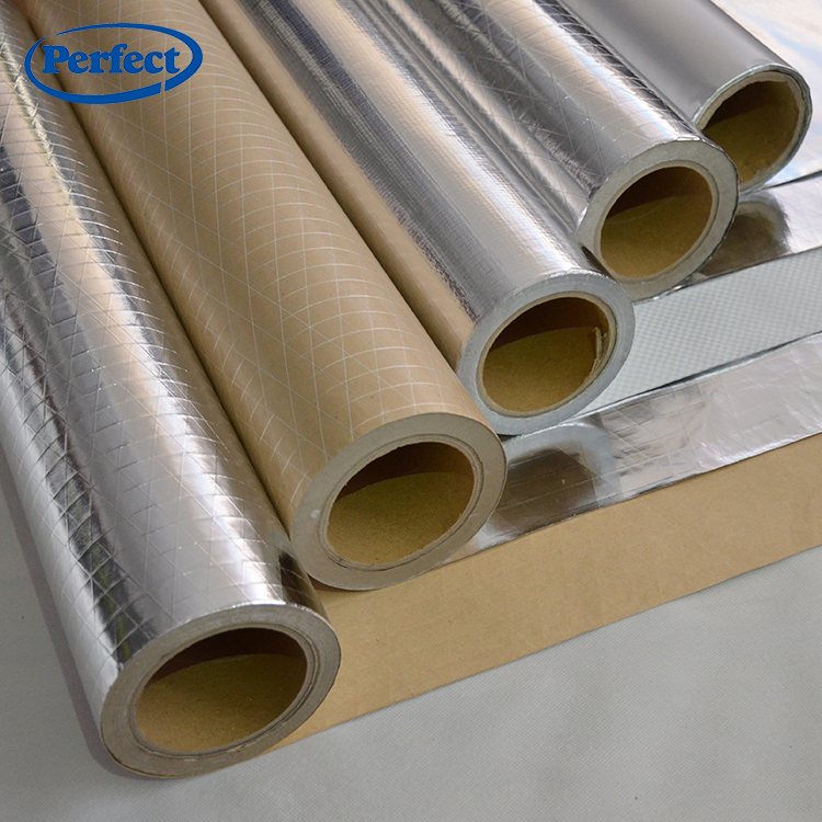 Foil Facings Wpskm/Wpsk PP film Facing for Glasswool/Rock Wool/Rubber Insulation