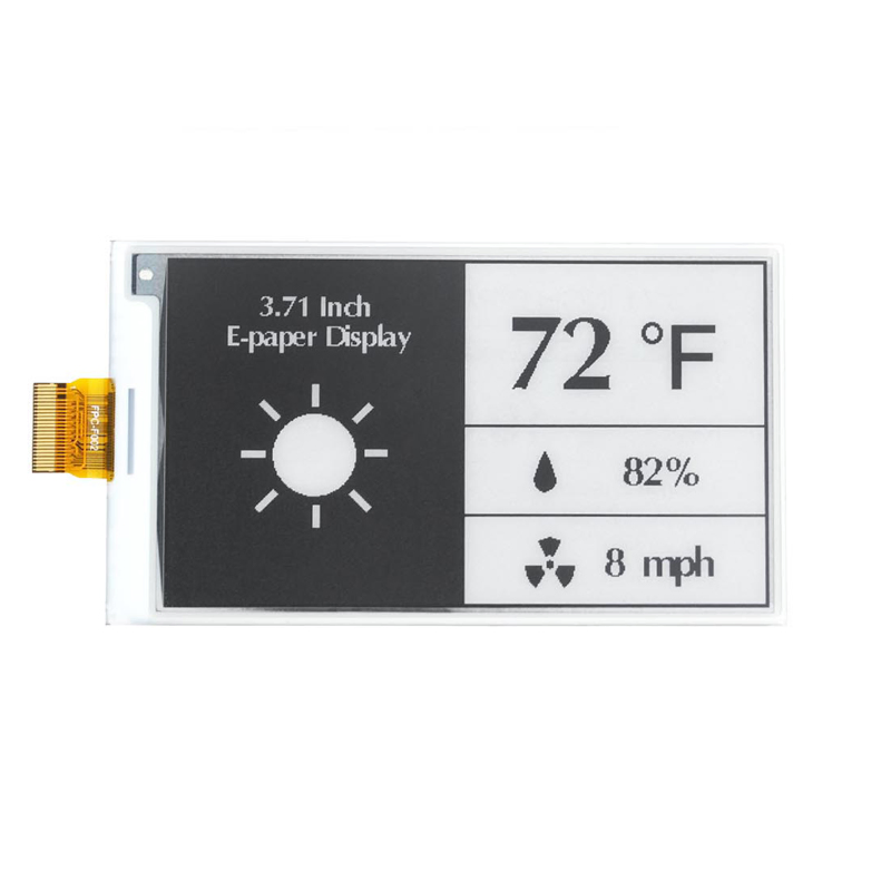 Custom Pet Tag 3.7 Inch 3.7'' 416X240 Pixel Eink Module Price Tag Epaper Display Eink Display