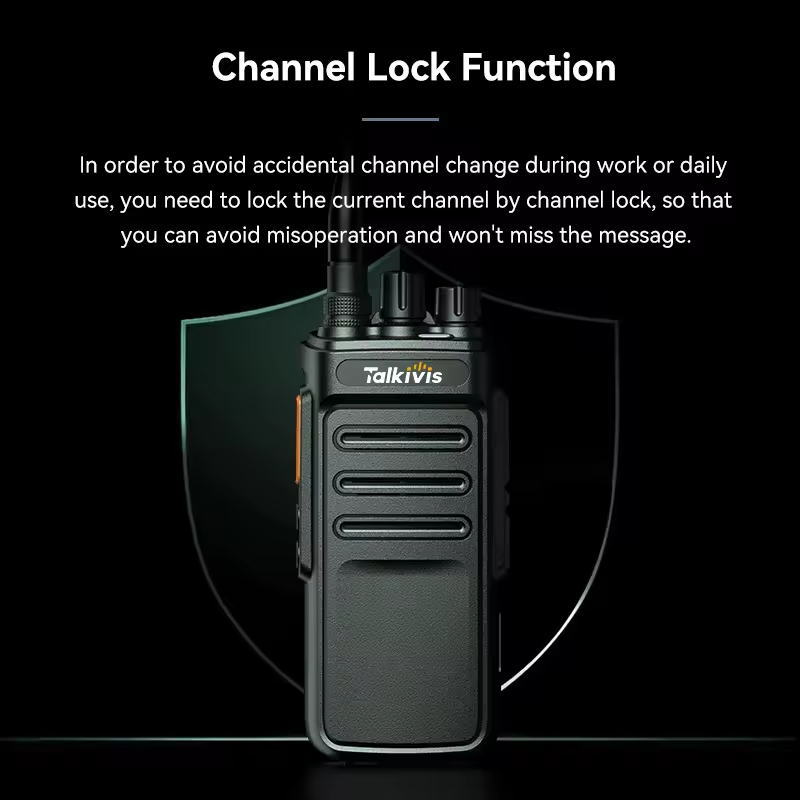 Рация Talkivis Tk-C1000 10W, зарядка Type-C, дальность 30 км