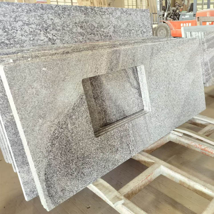 Factory Price Customize White/Black/Grey/Yellow/Blue/Brown Granite Stone Kitchen Tops and Work Countertops