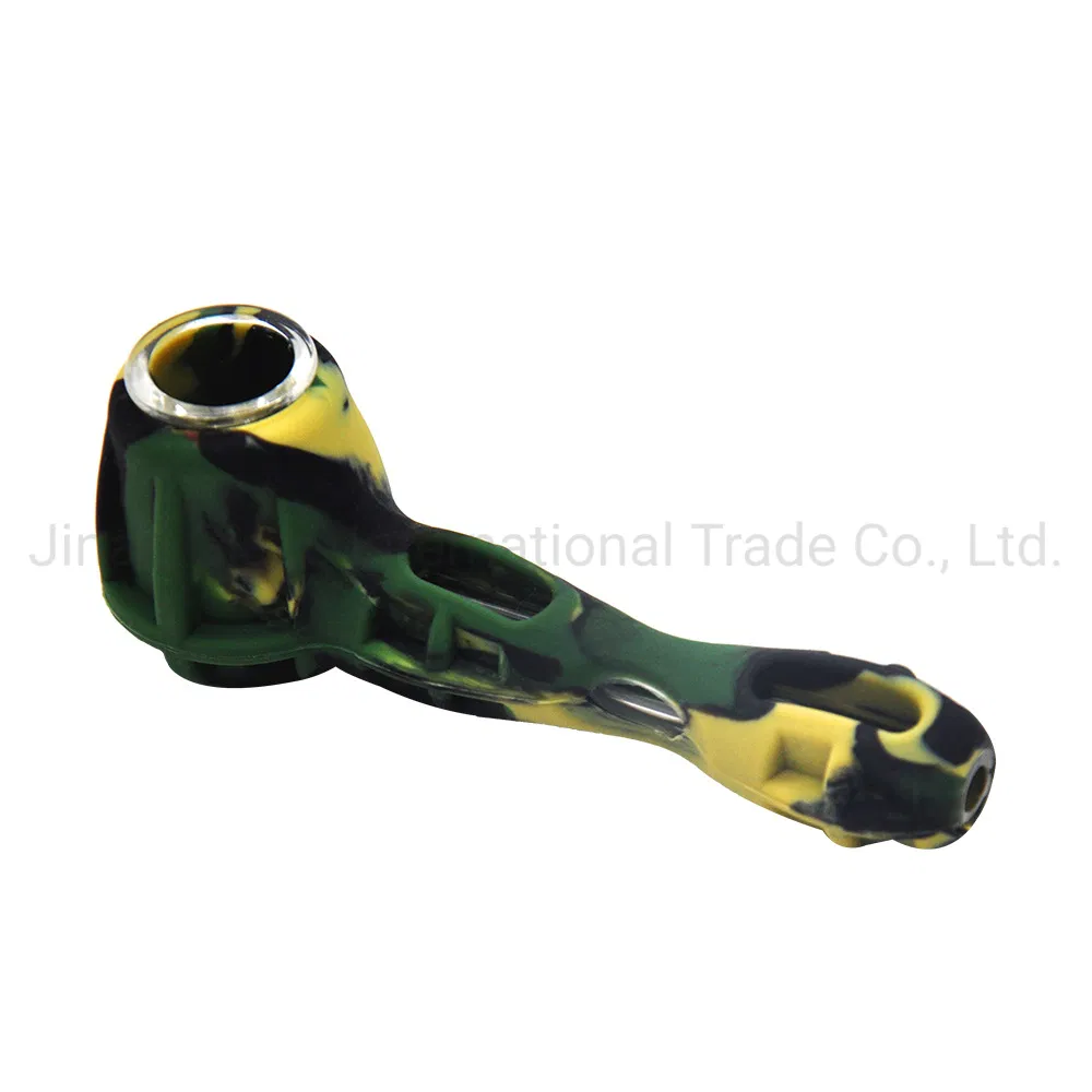 2021 Hot Sale Silicone Pipe Glass Pipe Glass Smoking Pipe