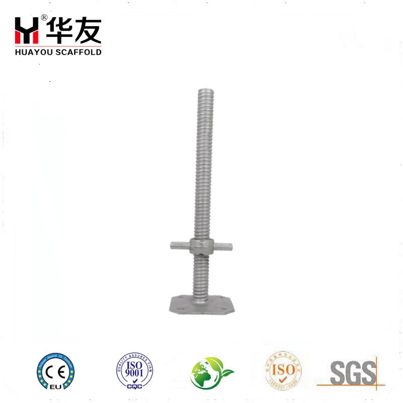 Galvanized Scaffolding Adjustable Base Jack Scaffold Universal Screw Jack Base for Sale