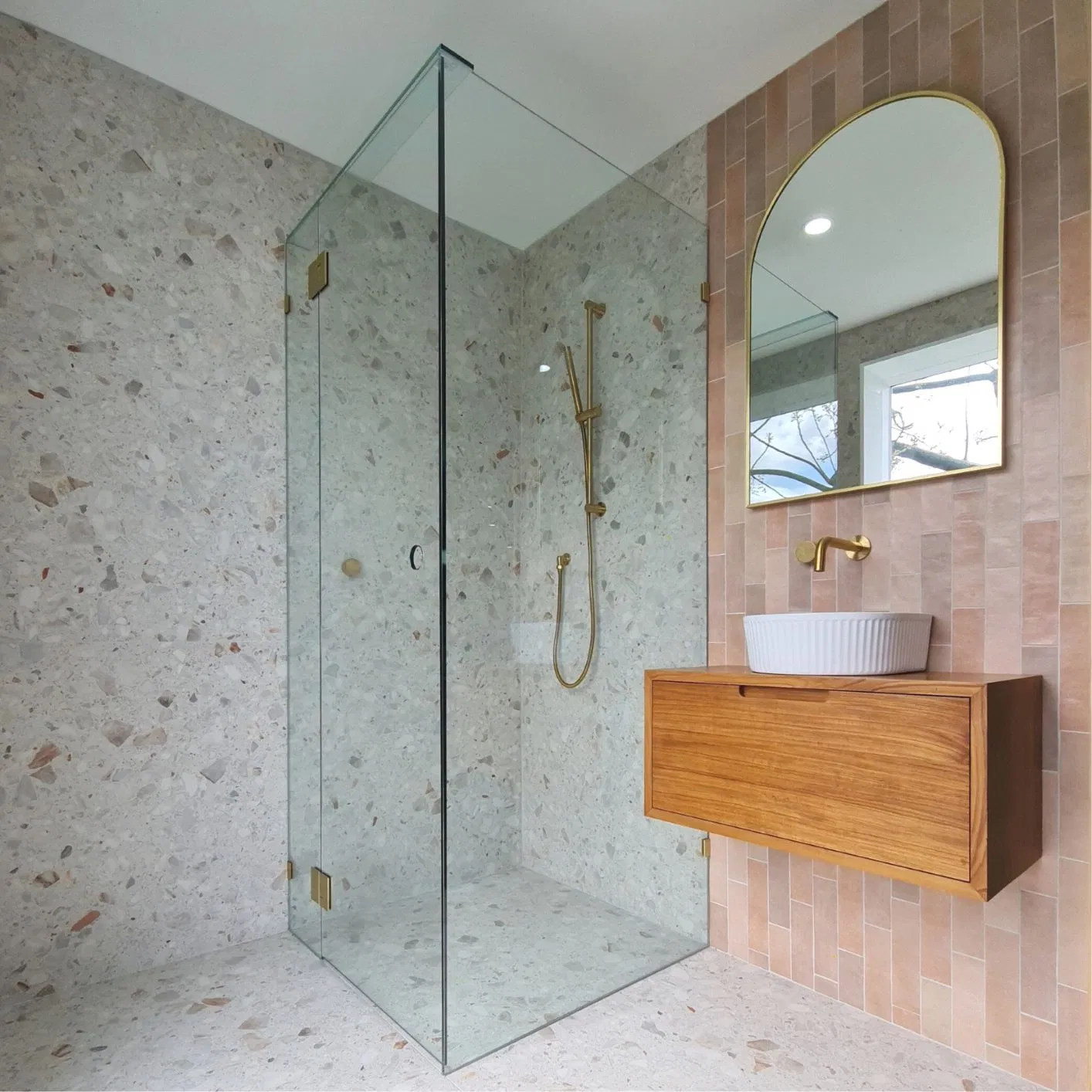 New Walk in Shower Enclosure Frameless Fixed Glass Panel 800-1200mm