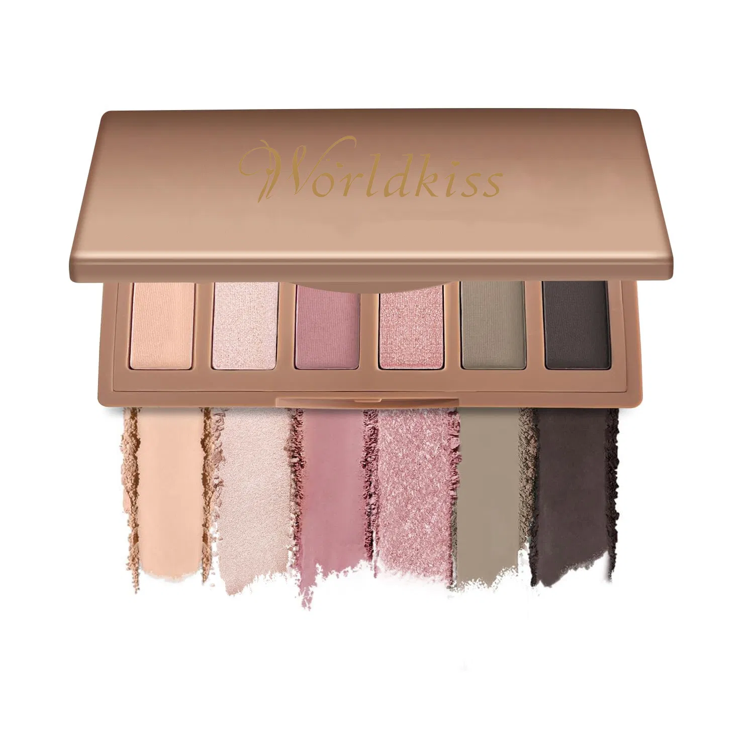 Wholesale 6 Color Mini Nude Eyeshadow Palette Matte Shimmer Vegan Travel Friendly Eyeshadow Palette