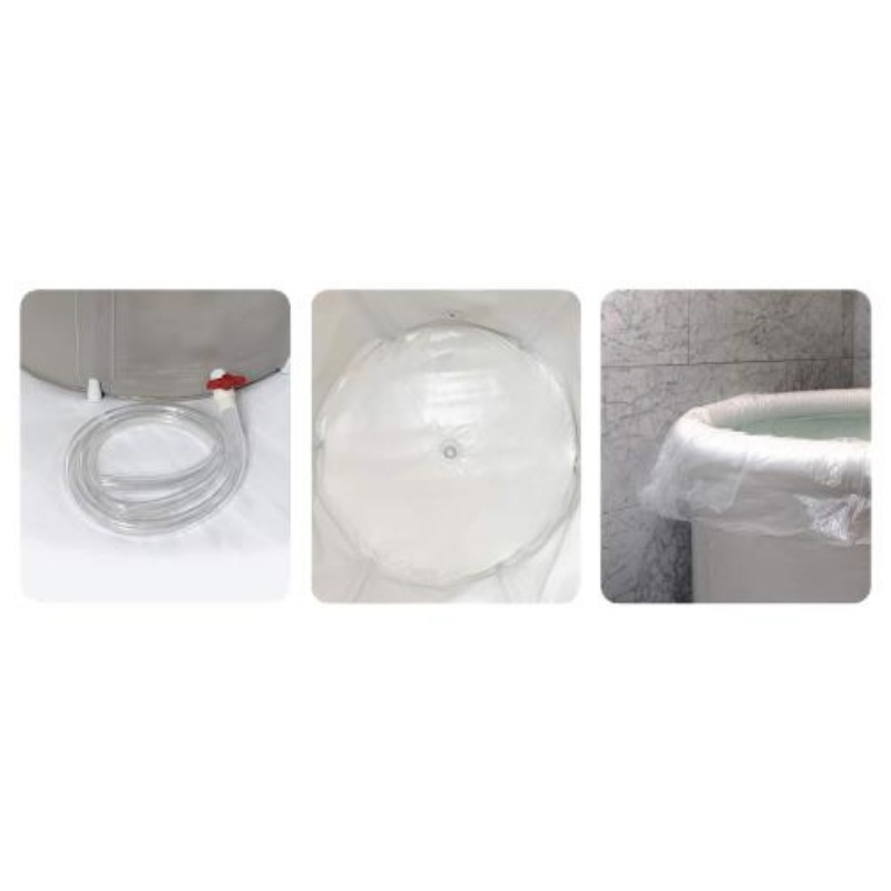 Folding Portable Bathingtub Athlete Ice Bucket Shower Room Tub Inflatable Odorless Bathtub