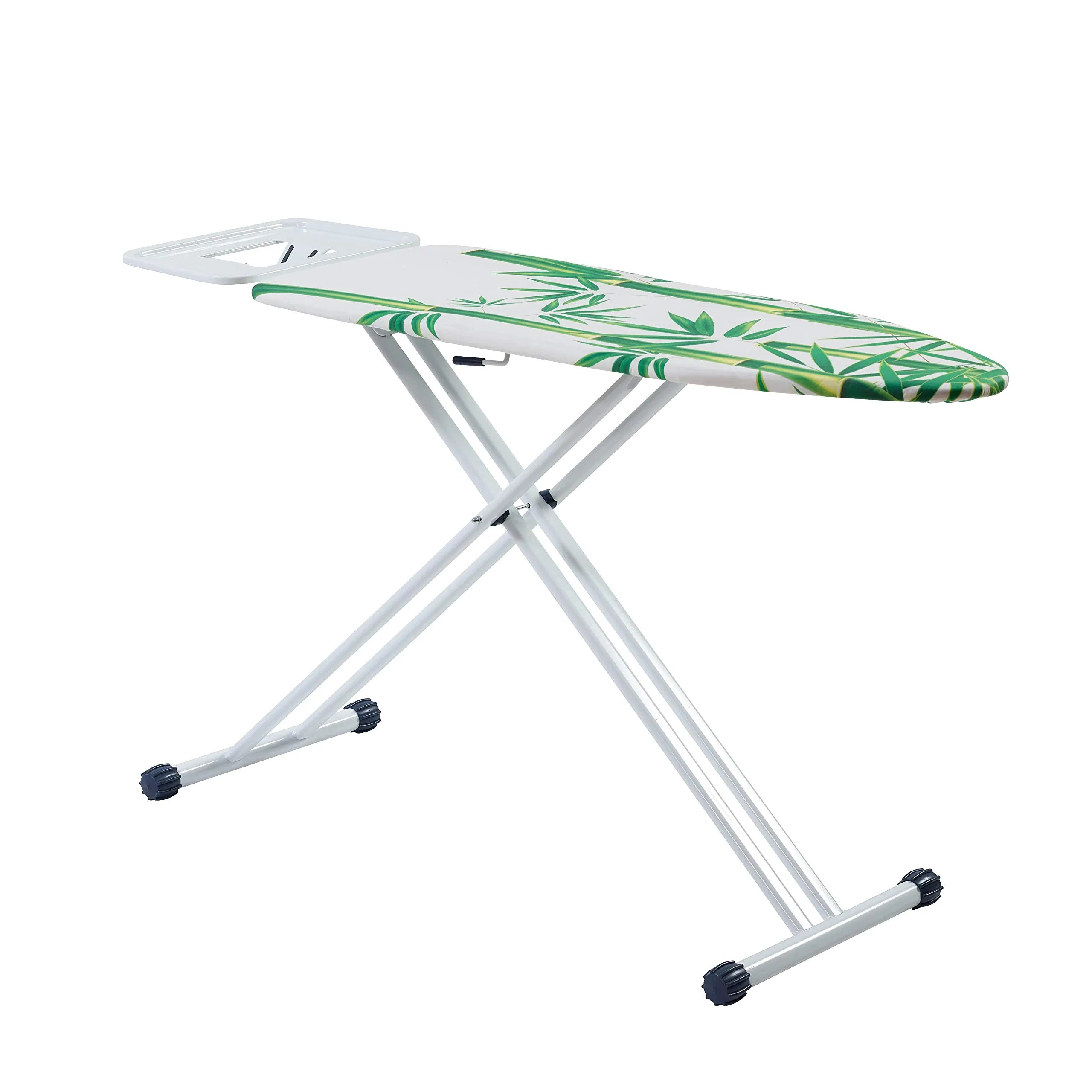 Premium Solid Ironing Board with Steam Iron Rest Adjustable Height Extra Cover